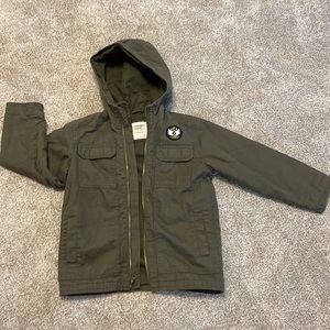 Old Navy hooded lined army jacket